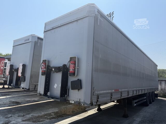 Semi-remorque bâchée Kögel TAULINER SN24 ELEVACION MULTI PUNTO