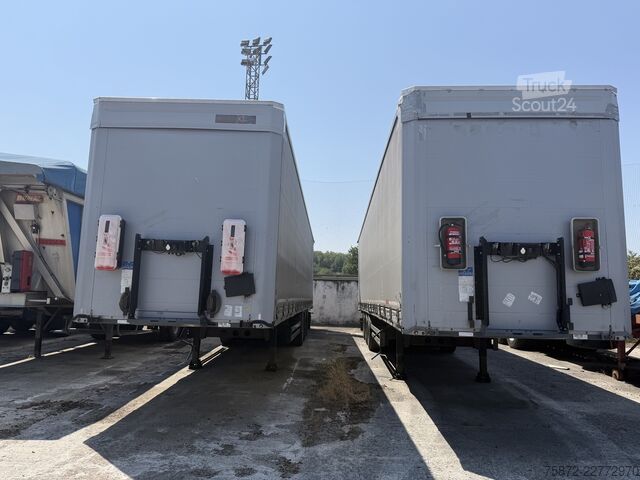 Semi-remorque bâchée Kögel TAULINER SN24 ELEVACION MULTI PUNTO