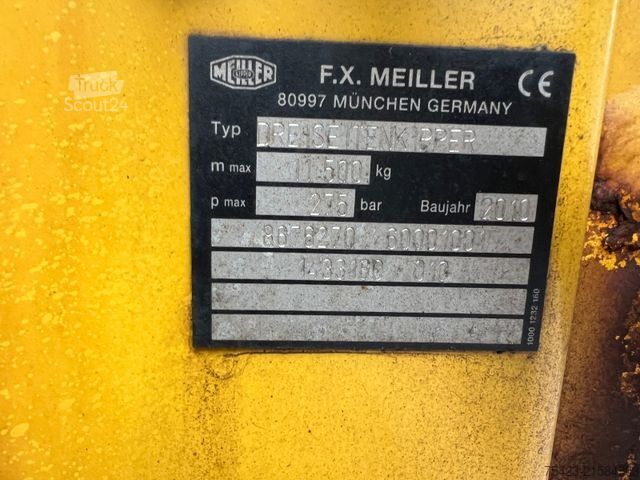 Třístranný sklápěč MERCEDES-BENZ Actros 1836 4x4 Meiler 3 Seitenkipper EU5