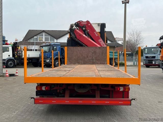 Automobilis ar plakanu platformu MERCEDES-BENZ Actros neu 2558 L 6x2 Pritsche Kran Fassi 445 45