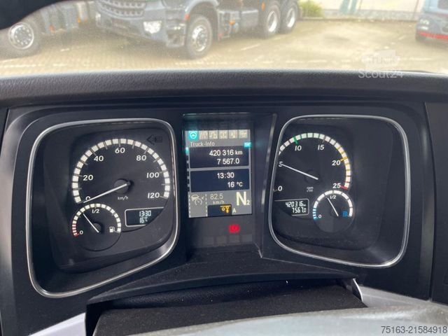 Automobilis ar plakanu platformu MERCEDES-BENZ Actros neu 2558 L 6x2 Pritsche Kran Fassi 445 45