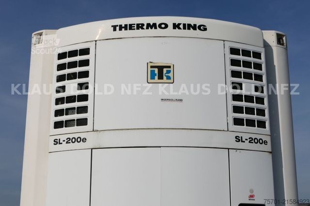 Refriģeratora puspiekabe LAMBERET Kühlkoffer Thermo-King Doppelstock SAF-Achsen 
