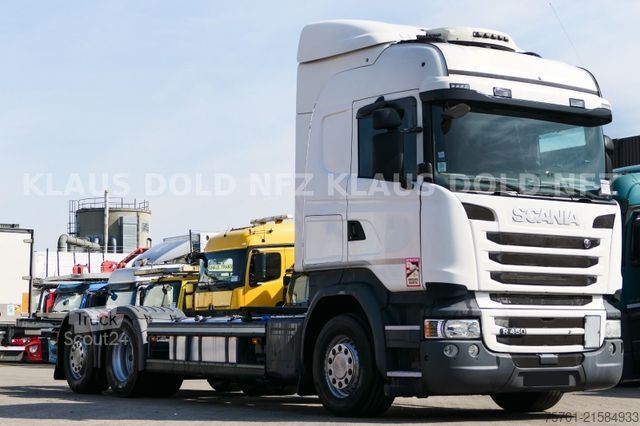 Camion con cassone intercambiabile SCANIA R 450 BDF Retarder Lift-/Lenkachse 2 XL-Tank