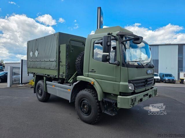 Przesuwana plandeka Mercedes-Benz Atego 1018 A 4x4 Pritsche Plane mehrfach vorh.