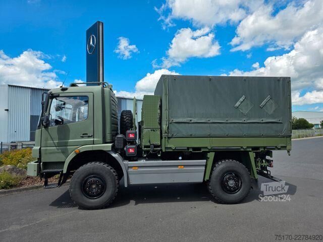Przesuwana plandeka Mercedes-Benz Atego 1018 A 4x4 Pritsche Plane mehrfach vorh.