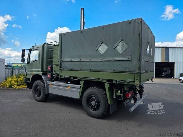 Przesuwana plandeka Mercedes-Benz Atego 1018 A 4x4 Pritsche Plane mehrfach vorh.