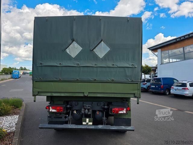 Przesuwana plandeka Mercedes-Benz Atego 1018 A 4x4 Pritsche Plane mehrfach vorh.