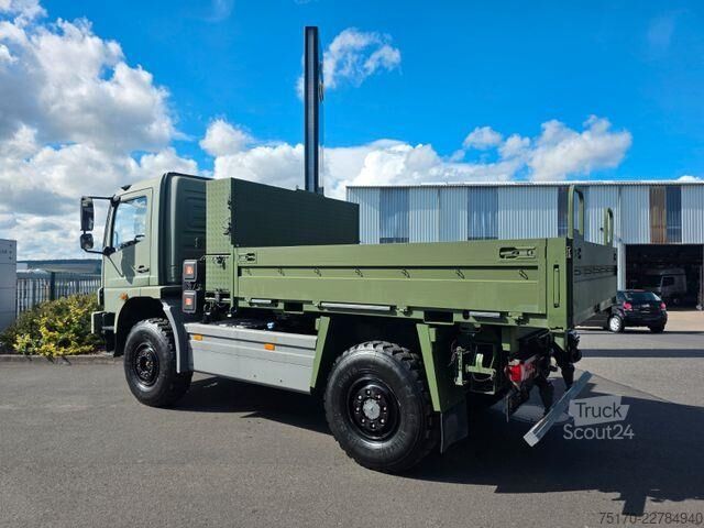 Zwiastun platformy Mercedes-Benz Atego 1018 A 4x4 Pritsche mehrfach vorh.