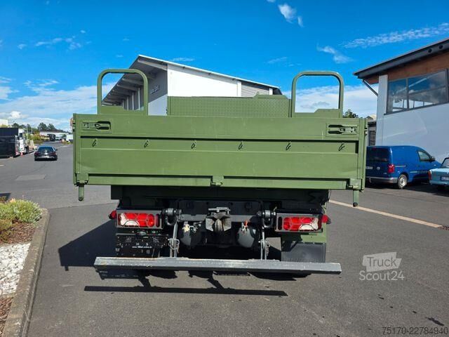 Zwiastun platformy Mercedes-Benz Atego 1018 A 4x4 Pritsche mehrfach vorh.