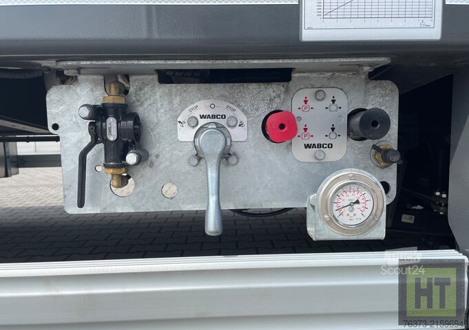 žemagrindė puspriekabė MAX Trailer 2-Achs-Tele-Semi Sattelauflieger