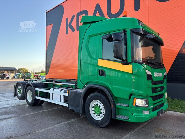 Sistem de braț cu cârlig Scania G 500 6x2*4 HIAB ULT 20 ton / L=5300 mm / RETARDER