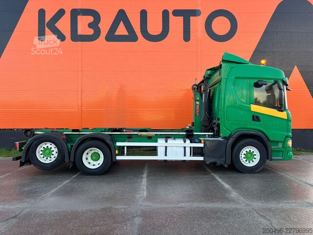 Sistem de braț cu cârlig Scania G 500 6x2*4 HIAB ULT 20 ton / L=5300 mm / RETARDER