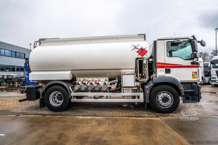 Tanklaster MAN TGM 18.290 BL+ MAGYAR 13.500L/5COMP.