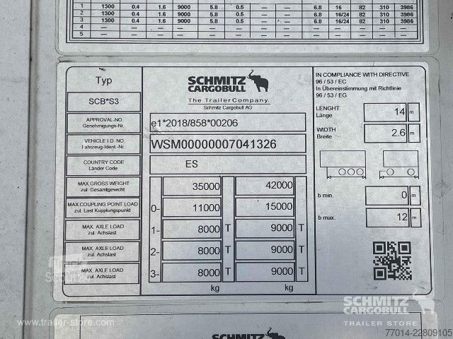 Semirremolque frigorífico Schmitz Cargobull Reefer Standard