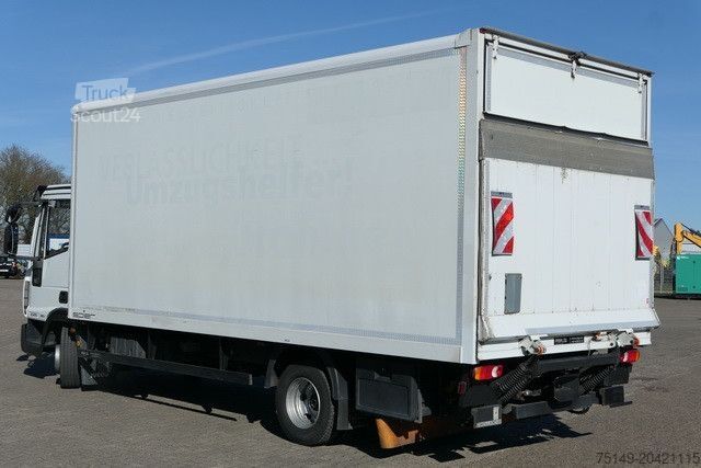 Transporter mit Koffer IVECO 80E18 4x2, LBW, AHK, Klima, 6.100mm lang