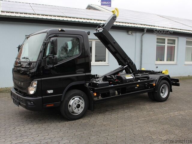 Roll-off tipper truck Fuso Canter FUSO 9C18  City Abrollkipper Hooklift Black Edition