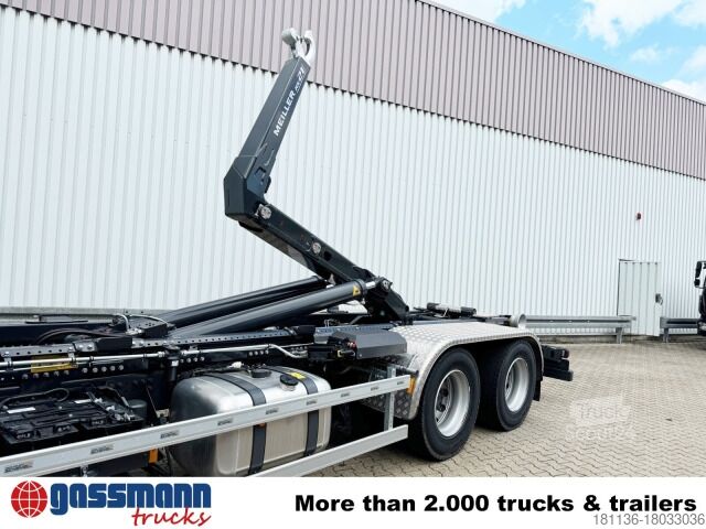 Camião porta-contentores de gancho Mercedes-Benz Actros 2645 L 6x4, MultimediaCockpit,