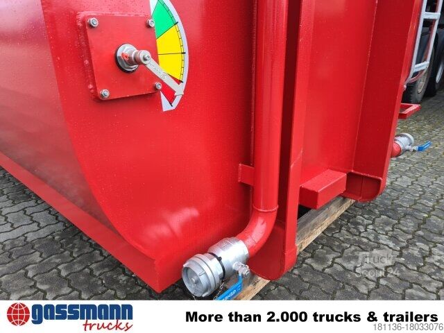 Roll-off konteyneri Wassertank, Abrollcontainer, ca. 18m³