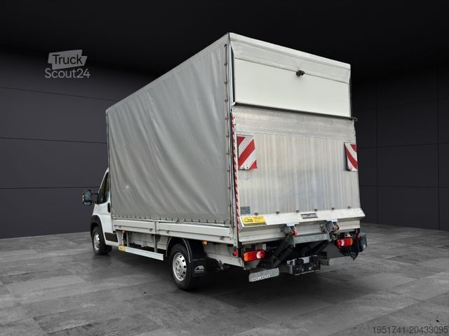 Gardinsided kassevogn PEUGEOT Boxer Pritsche Schiebeplane Rechts LBW Klima