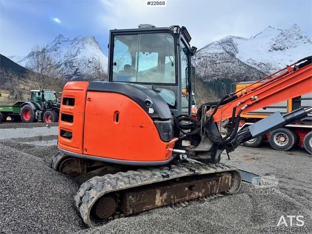 Pásový bagr Hitachi ZX65USB-5A crawler excavator – Rototilt – 3 bucket