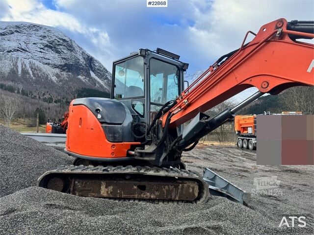 Pásový bagr Hitachi ZX65USB-5A crawler excavator – Rototilt – 3 bucket