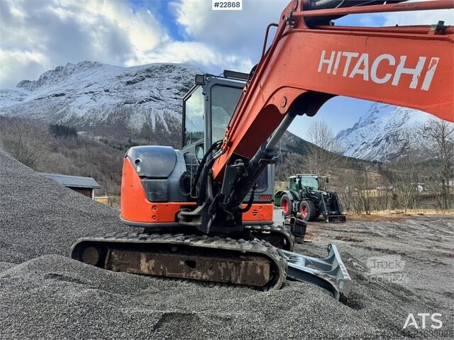 Pásový bagr Hitachi ZX65USB-5A crawler excavator – Rototilt – 3 bucket