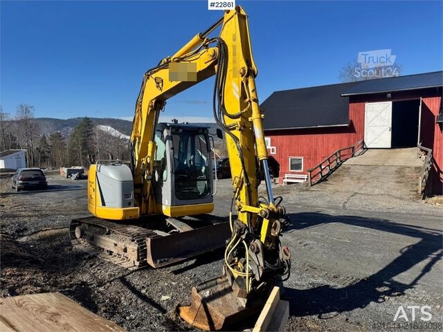 Pásový bagr New Holland Kobelco E70BSR-2 – Rototilt – 2 buckets – Only 1 o