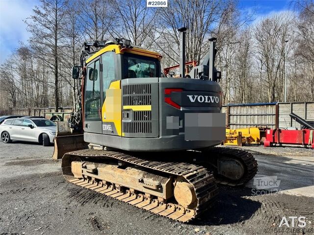 Pásový bagr Volvo ECR145EL crawler excavator – Rototilt – 3 buckets