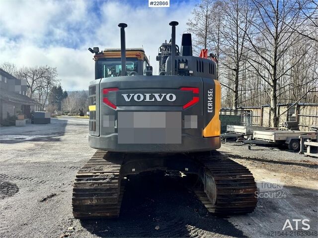 Pásový bagr Volvo ECR145EL crawler excavator – Rototilt – 3 buckets