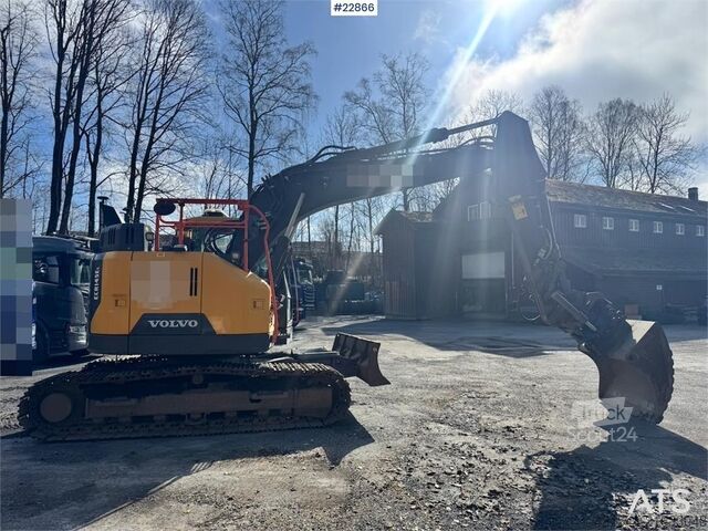 Pásový bagr Volvo ECR145EL crawler excavator – Rototilt – 3 buckets