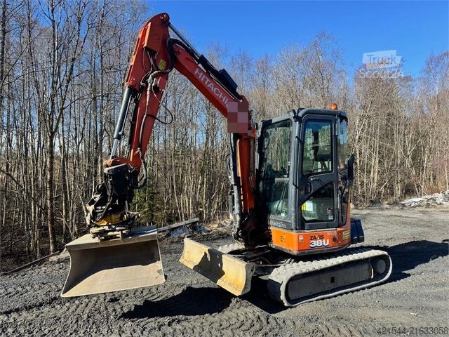 Minibagr Hitachi ZX38U-6 Mini Excavator – Rototilt – 3 Buckets – Hy