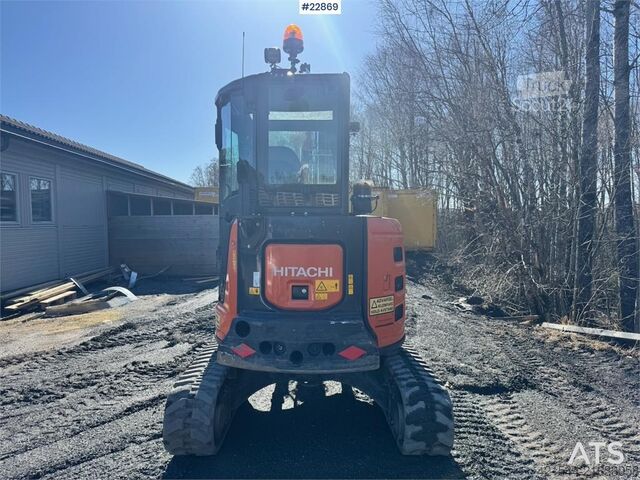 Minibagr Hitachi ZX38U-6 Mini Excavator – Rototilt – 3 Buckets – Hy