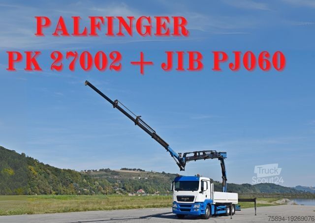 Grúa montada en camión MAN TGS 26.480 * PK 27002 + JIB PJ060 + FUNK / 6x4