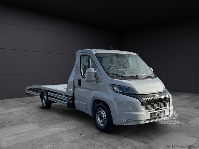 Bestelwagen autodrager PEUGEOT Boxer Abschleppwagen AHK 3,5t Klima VDI2700 Zert