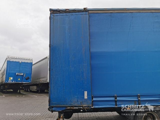 Open semitrailer with tarp Krone Curtainsider Mega