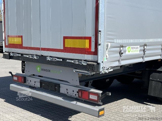 Открытый полуприцеп с тентом Berger Curtainsider Standard Getränke