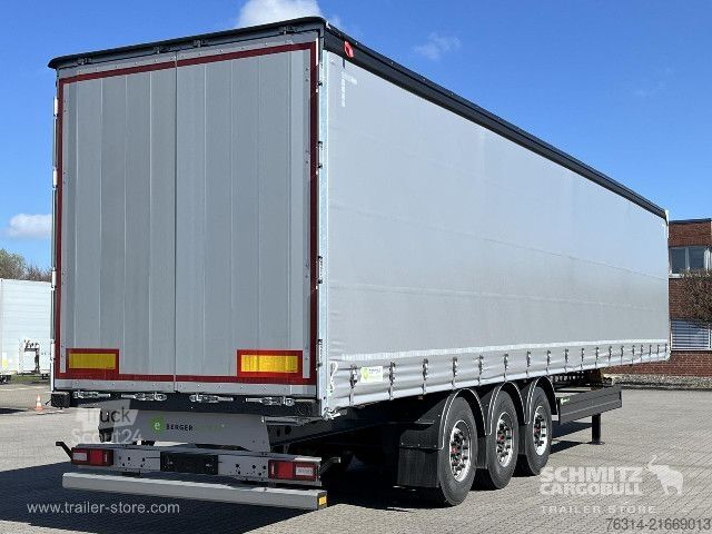 Открытый полуприцеп с тентом Berger Curtainsider Standard Getränke