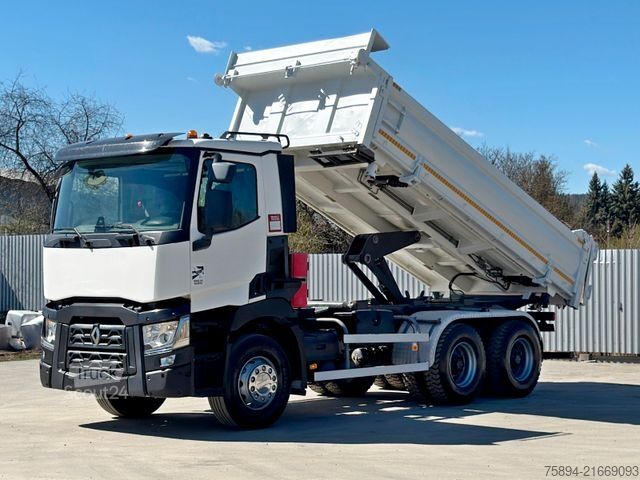 Basculantă RENAULT C 430 KIPPER 5,30 m + BORDMATIC / 6x4 * TOP