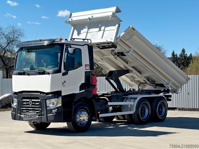 Basculantă RENAULT C 430 KIPPER 5,30 m + BORDMATIC / 6x4 * TOP