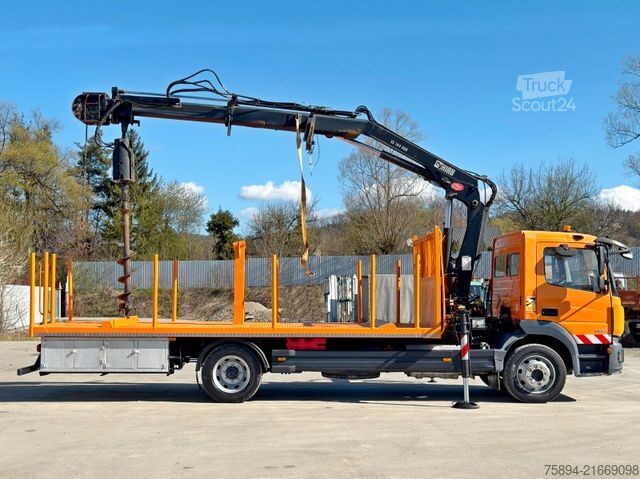 Żuraw samochodowy MERCEDES-BENZ ATEGO 1324 * HIAB 144 B - DUO + Bohrgerät * TOP