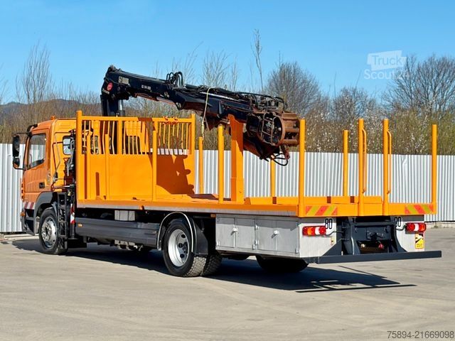 Żuraw samochodowy MERCEDES-BENZ ATEGO 1324 * HIAB 144 B - DUO + Bohrgerät * TOP