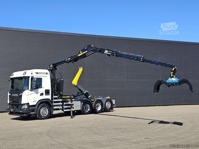 Haakarmsysteem Scania G460 XT 8x4/4 / PALFINGER EPSILON + CONTAINER S...