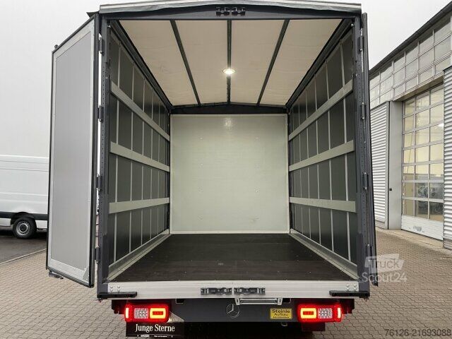 Dobozos furgon Mercedes-Benz Sprinter 319 CDI L2+SCHIEBEPLANE +AUTOM+MBUX+NEU