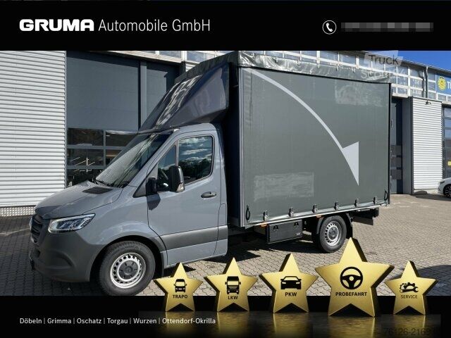 Pick-up furgon Mercedes-Benz Sprinter 319 CDI L2+SCHIEBEPLANE +AUTOM+MBUX+NEU