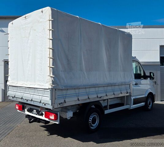 Furgão cortina de lona VW Crafter 35 Pritsche + Plane mittellang RWD AHK