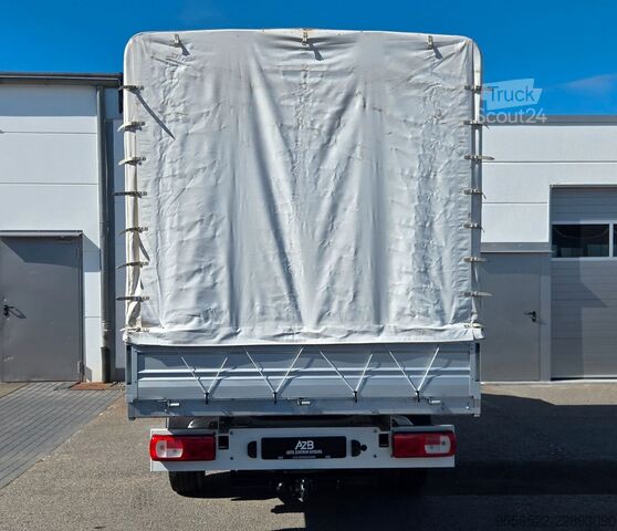 Furgão cortina de lona VW Crafter 35 Pritsche + Plane mittellang RWD AHK