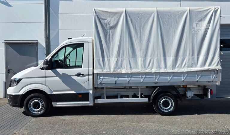 Furgão cortina de lona VW Crafter 35 Pritsche + Plane mittellang RWD AHK
