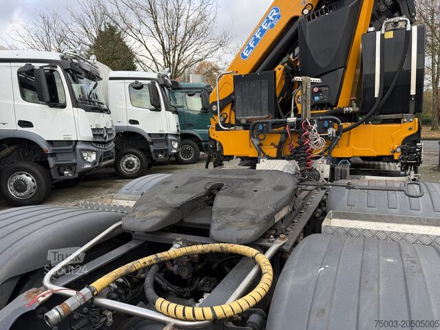 Standard dragbil Scania G480 6X4 Kran Effer 255 6S bis 20.5 Meter