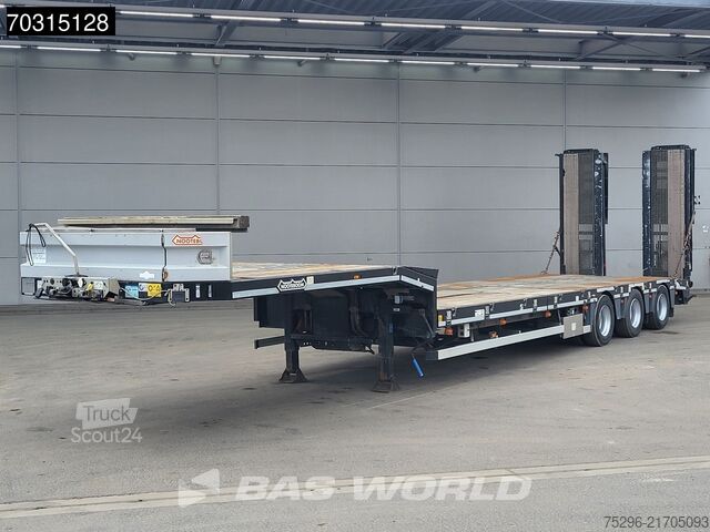 Zems iekrāvējs Nooteboom MCOS-48-03 3 axles 3x Steering Axle Lifting bed...