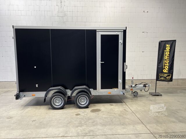 Remorque à caisse Vezeko Husky FB K 35.35 E-Pumpe Tür Kofferanhänger